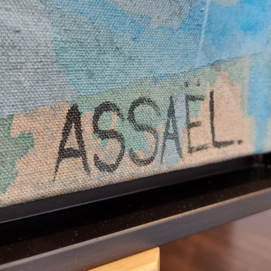 Signature de l'artiste Frédérique Assaël