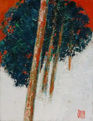 35x27 cm | Solitude | huile sur toile