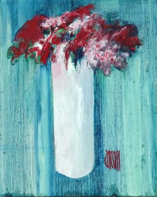 41x33 cm | Le rendez-vous | huile sur toile
