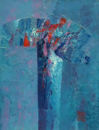61x50 cm | Le bouquet | huile sur toile