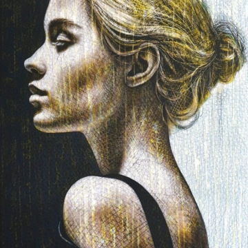 130 x 90 cm | Adèle | huile sur toile