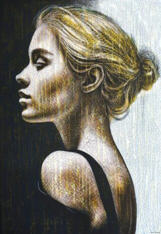 130 x 90 cm | Adèle | huile sur toile