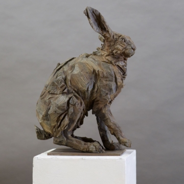 64 x 49 x 29 cm | Lièvre | bronze