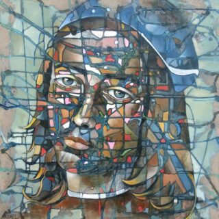 100 x 100 cm | Jeune Homme, Perugino | huile sur toile