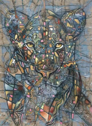 100 x 73 cm | Lionne II | huile sur toile