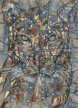 100 x 73 cm | Puma VI | huile sur toile