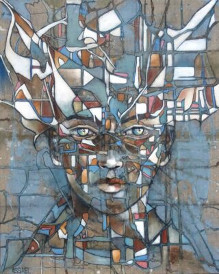 100 x 81 cm | Genesis IV | huile sur toile