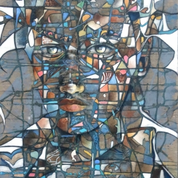 130 x 97 cm | Humanoïde VI | huile sur toile