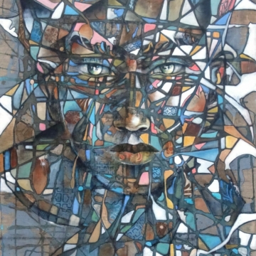 162 x 97 cm | Humanoïde IV | huile sur toile