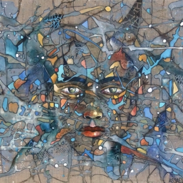 73 x 92 cm | Hybride IV | huile sur toile