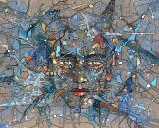 73 x 92 cm | Hybride IV | huile sur toile