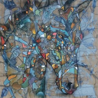 80 x 80 cm | Equus I | huile sur toile