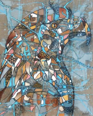 81 x 65 cm | Aigle I | huile sur toile