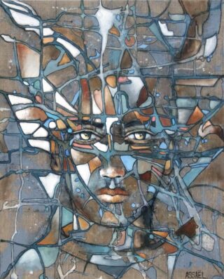 81 x 65 cm | Genesis II | huile sur toile